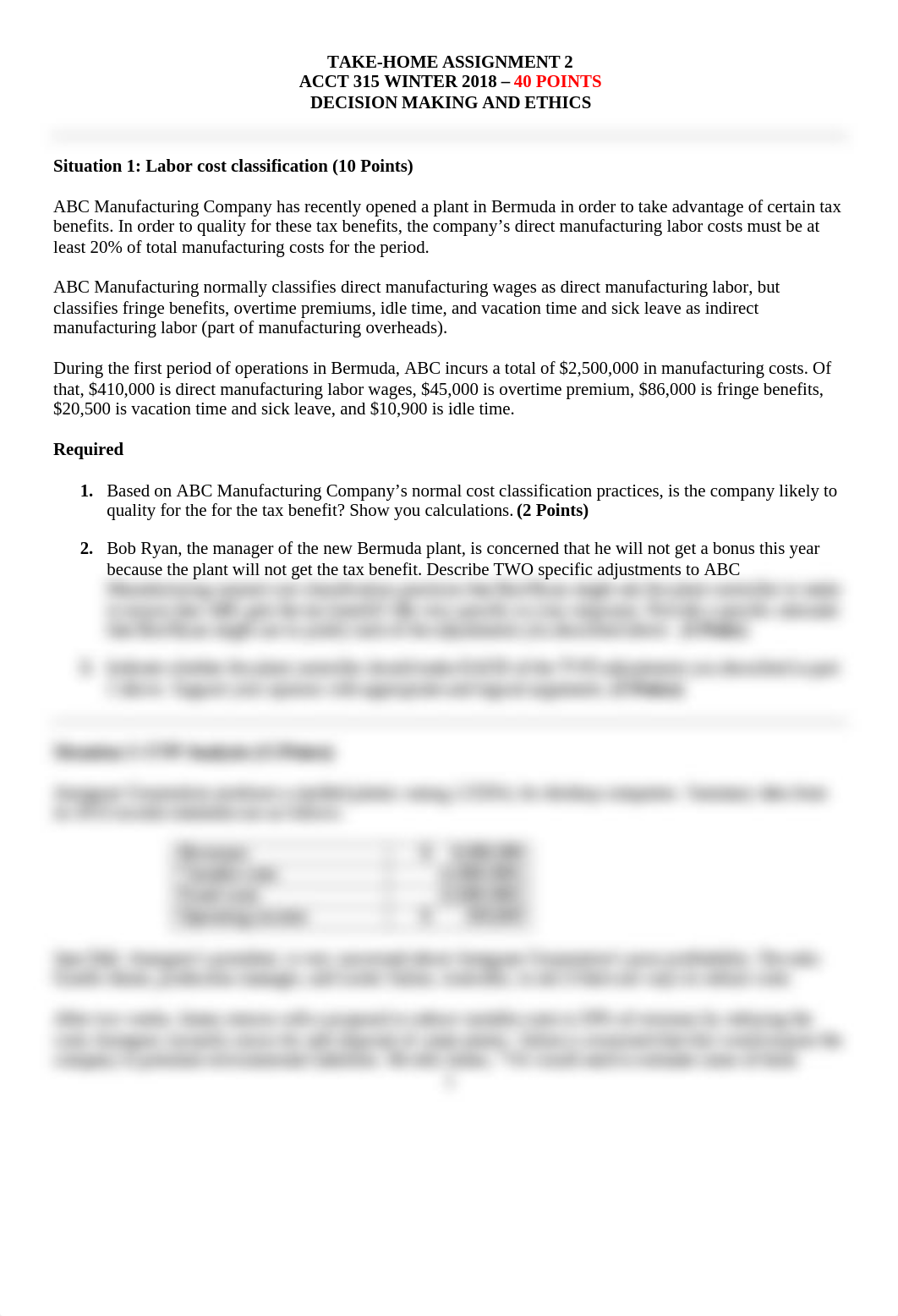 Assignment 2 CVP Decision Making & Ethics.doc_dwkclcvan16_page1