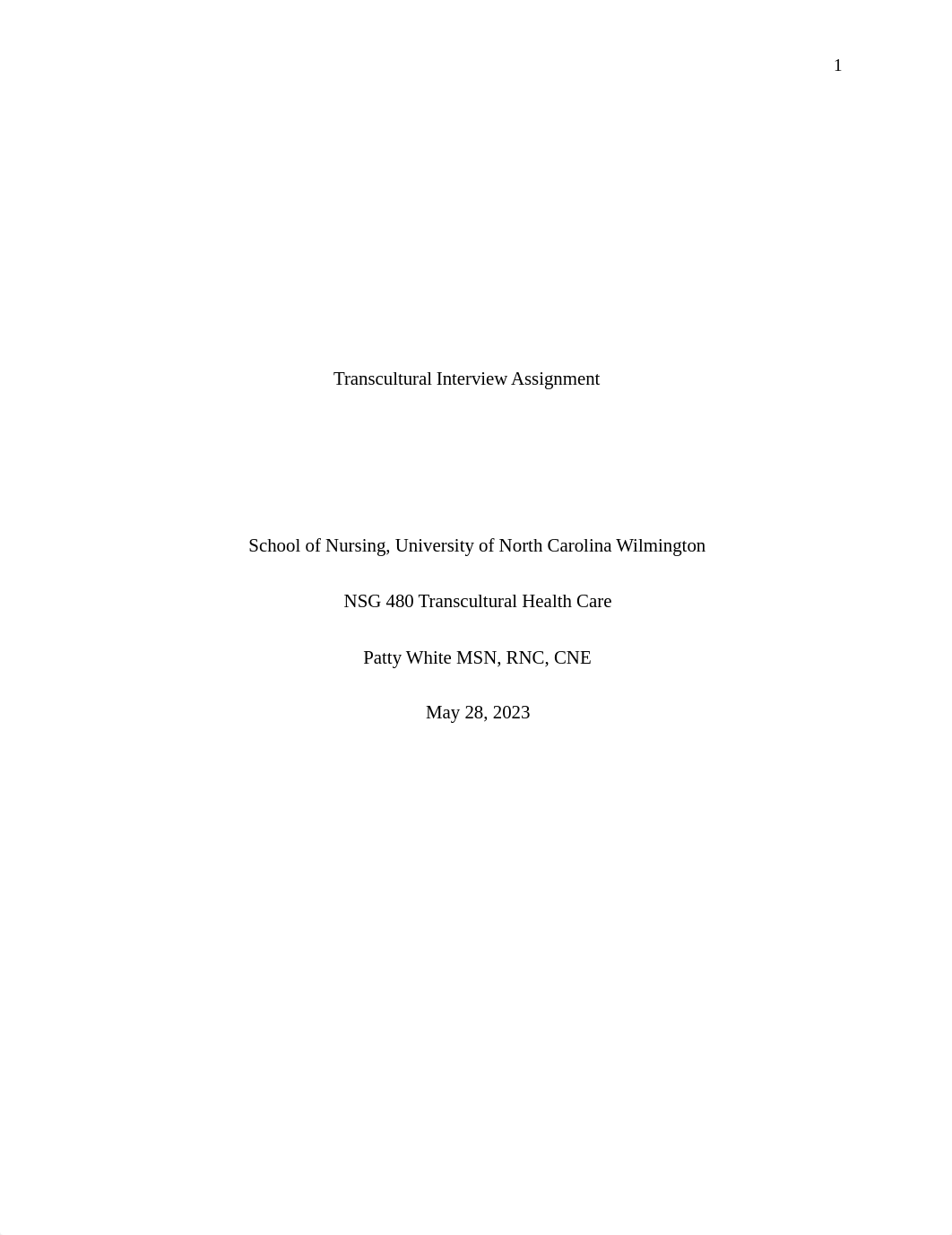 NSG 480 Transcultural Interview.docx_dwkj4dpwp1h_page1