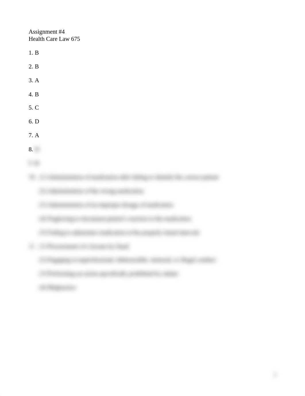 Health Care Law, Assignment #4, .docx_dwkvmggds56_page1