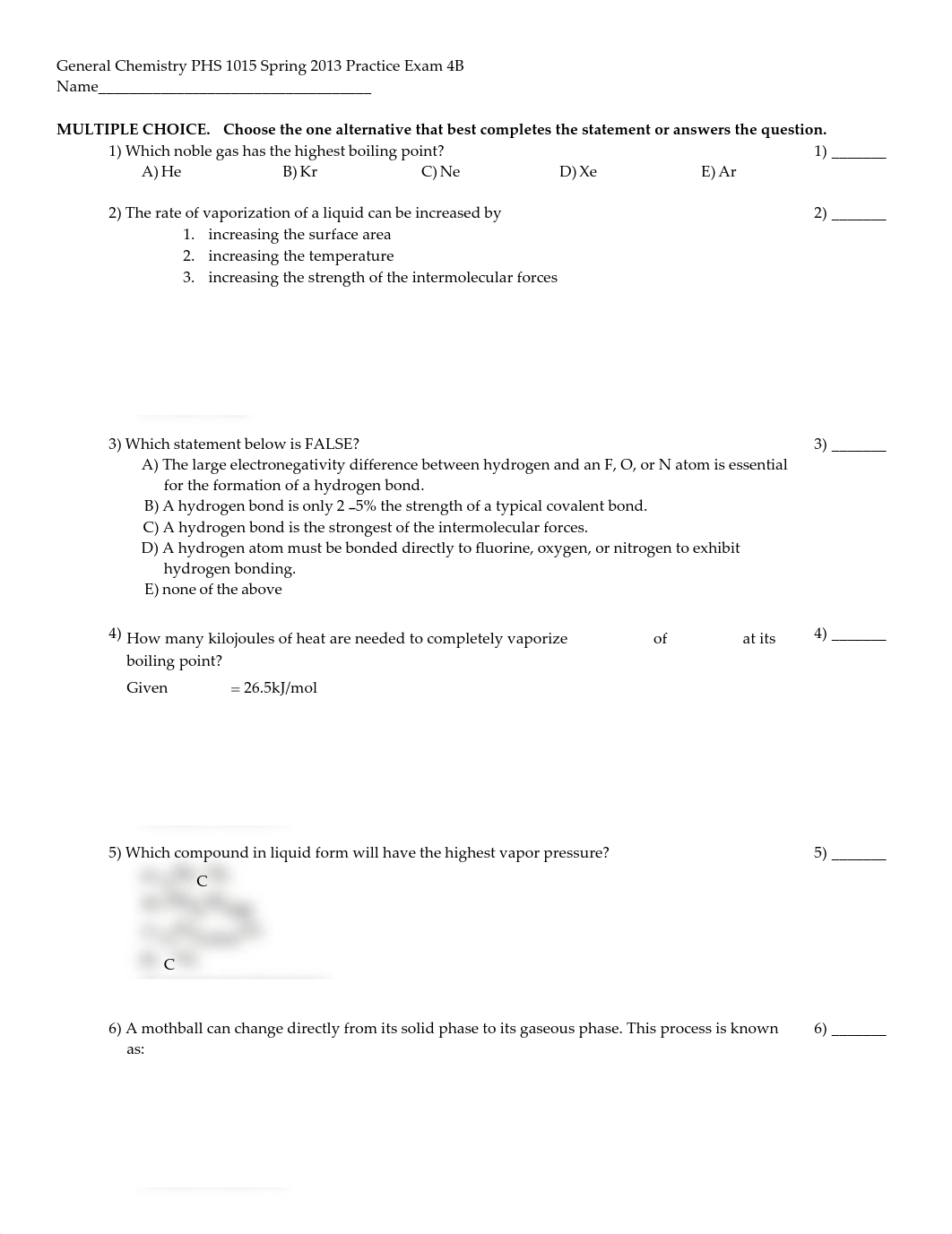 general chemistry phs 1015 spring 2013 practice exam 4b_dwl2un3gb31_page1