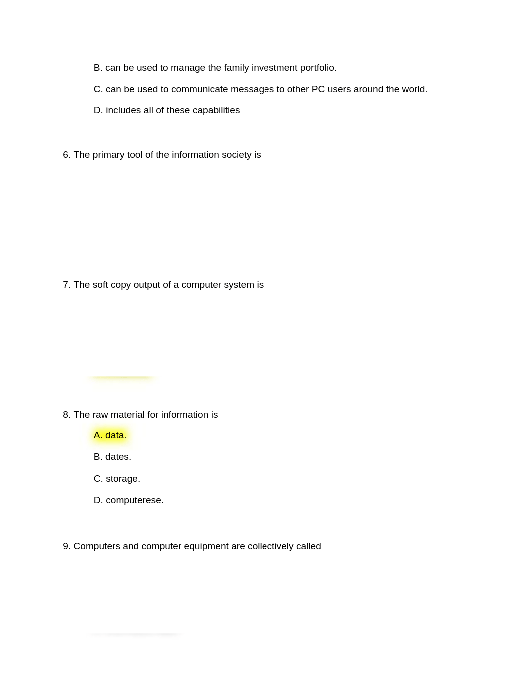 FINAL EXAM CIS101 COMPUTER LITERACY -Study Guide.docx_dwl4764zy1g_page2