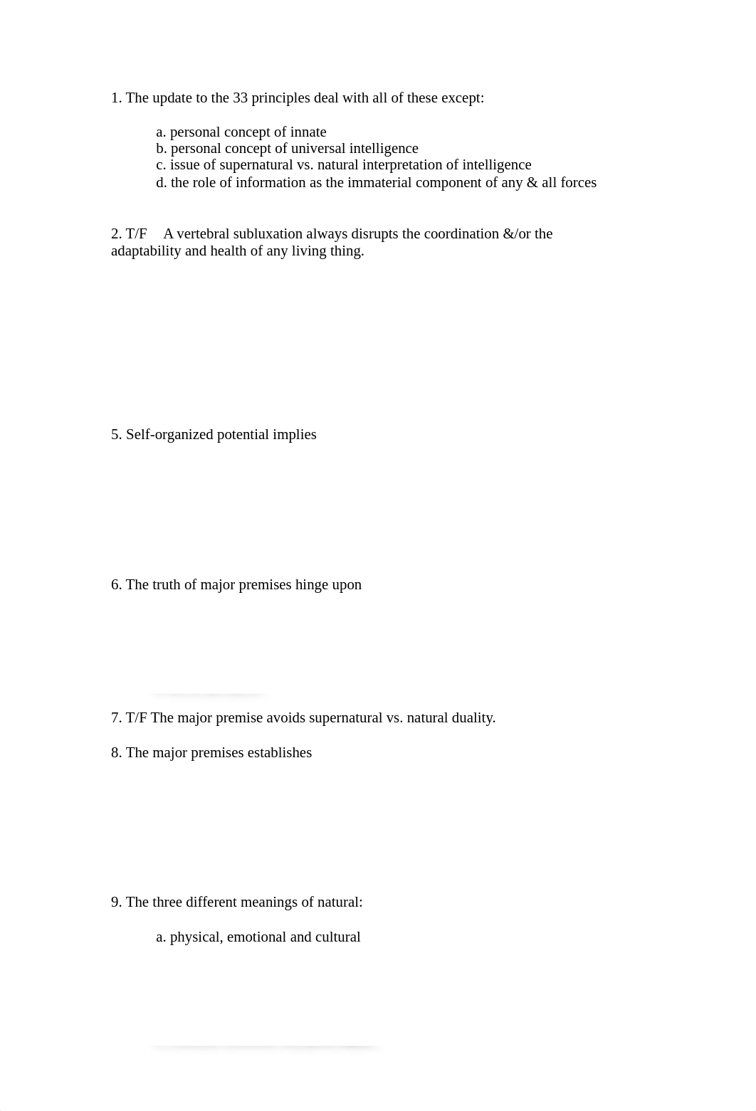 CPAP 1615 - Chiropractic Principles - Practice Midterm Exam_dwlkajgfhm5_page1