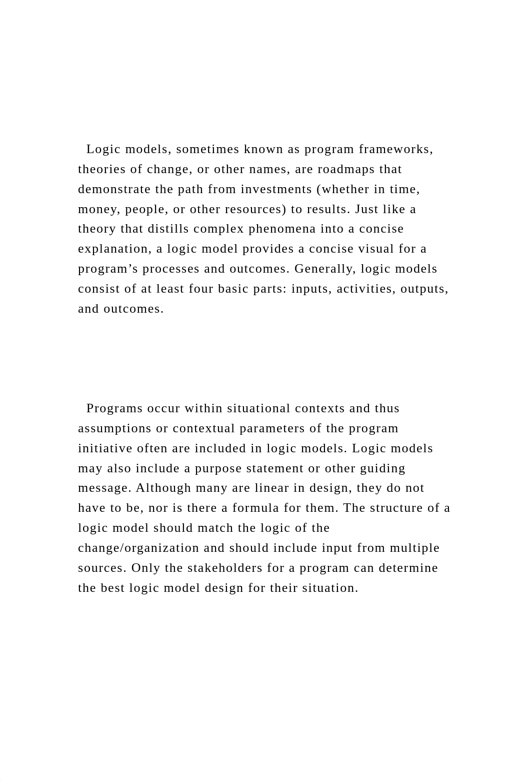 Logic models, sometimes known as program frameworks, theories.docx_dwlno83adcr_page2