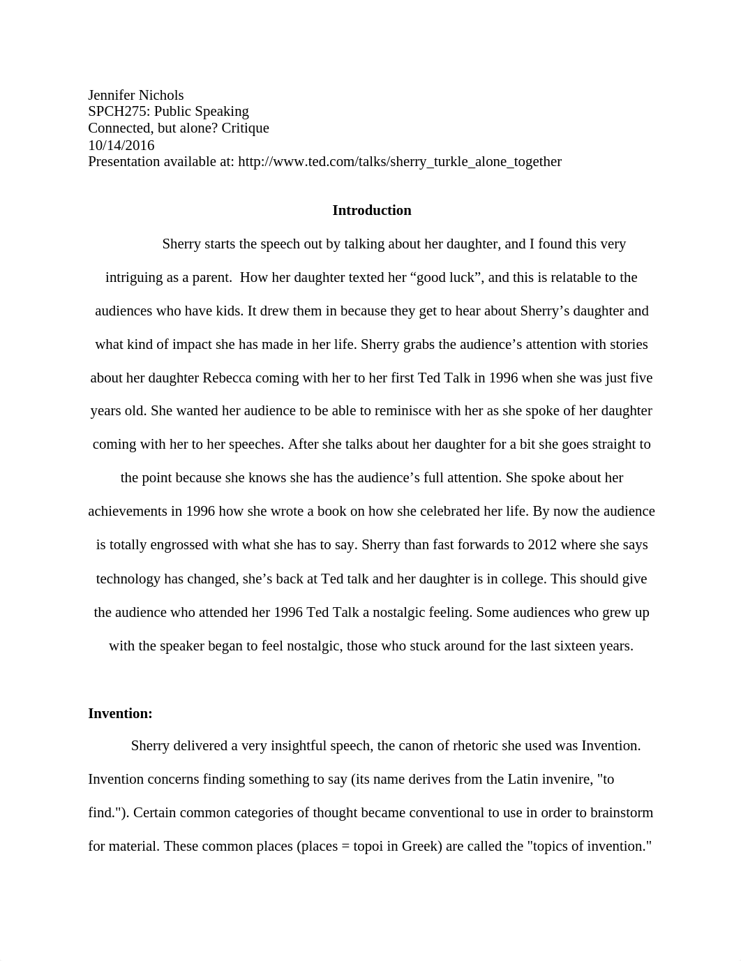 Jennifer Nichols SPCH 275 Week 7 Speech Criticism_dwltz245fed_page1