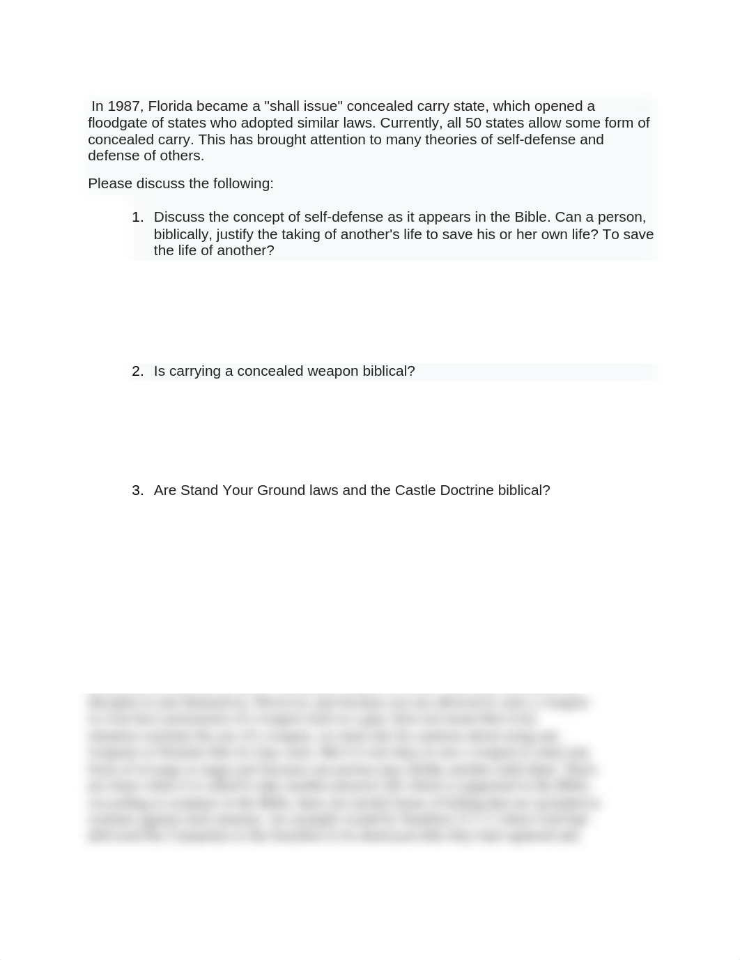 CJUS 400 Discussion Thread Self Defense Defense of Others and the Bible.docx_dwlw7fcx1bx_page1