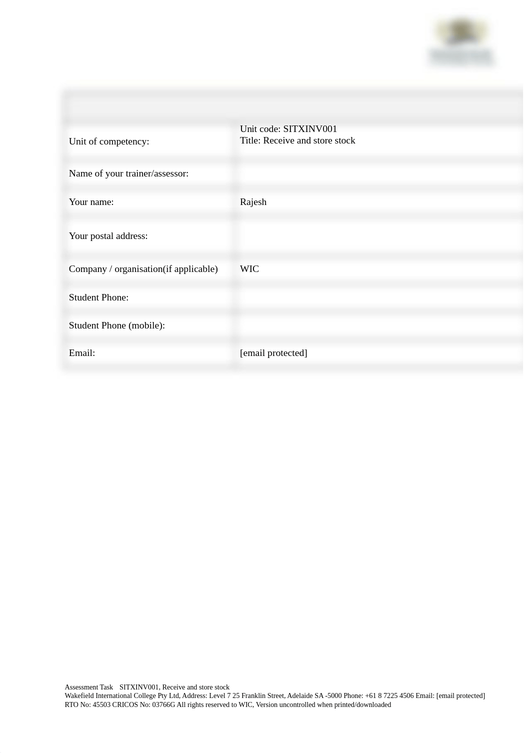 SITXINV001 Assessment Task RECEIVE AND STORE STOCK (2).docx_dwlwrknpwk8_page3