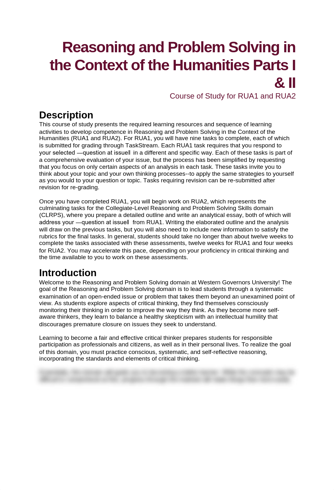 RUA1 - Course of Study - Reasoning and Problem Solving in the Context of the Humanities Part I - 6 C_dwm77qs0m4p_page1