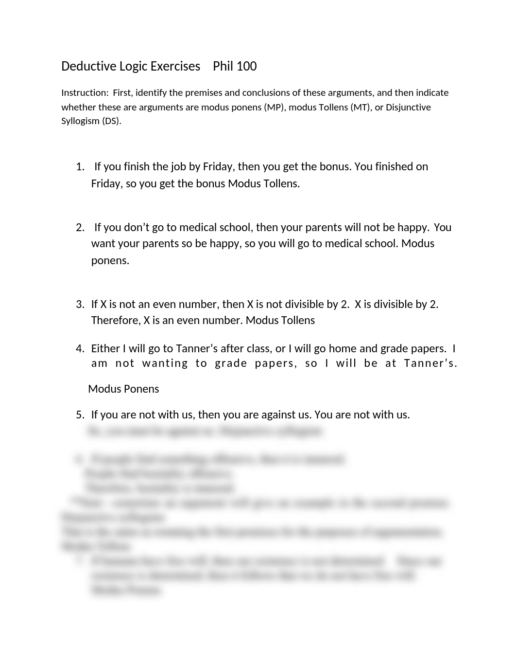 Deductive Logic Exercises Phil 100 Shell Spring 2017 WS 2.docx_dwmbwh2eejp_page1