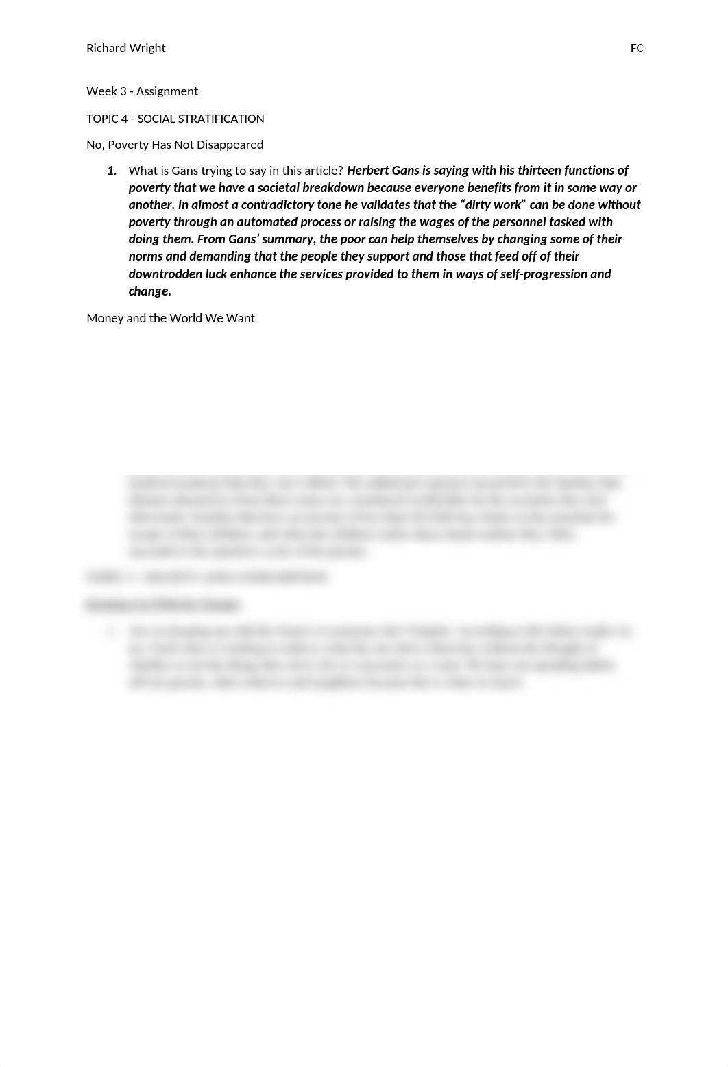 Assignment II - Social Stratification and Society and Consumption - Wright, Richard_dwmd6s5jbm4_page1