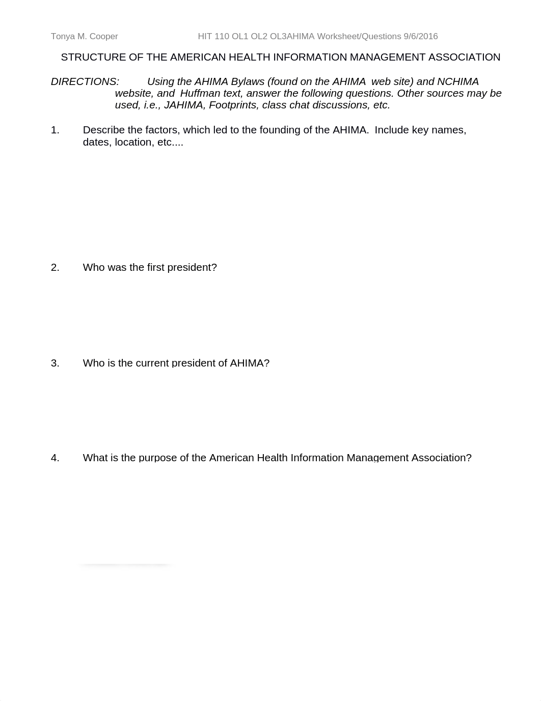 HIT 110 OL1 OL2 OL3 AHIMA Worksheet Questions_dwmj5aznohm_page1