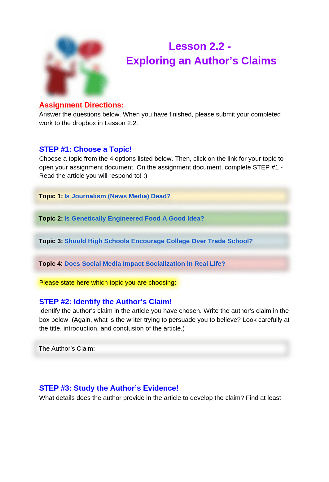 Dropbox Assignment_ Lesson 2.2 Exploring an Author's Claims.docx_dwmkivww729_page1