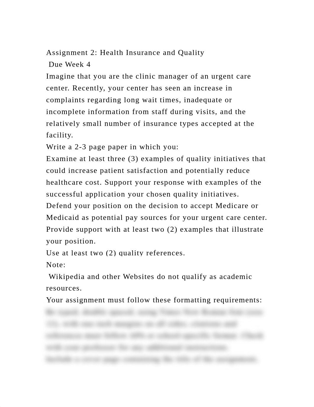 Assignment 2 Health Insurance and Quality Due Week 4 Imagine th.docx_dwo64o8wd7i_page2