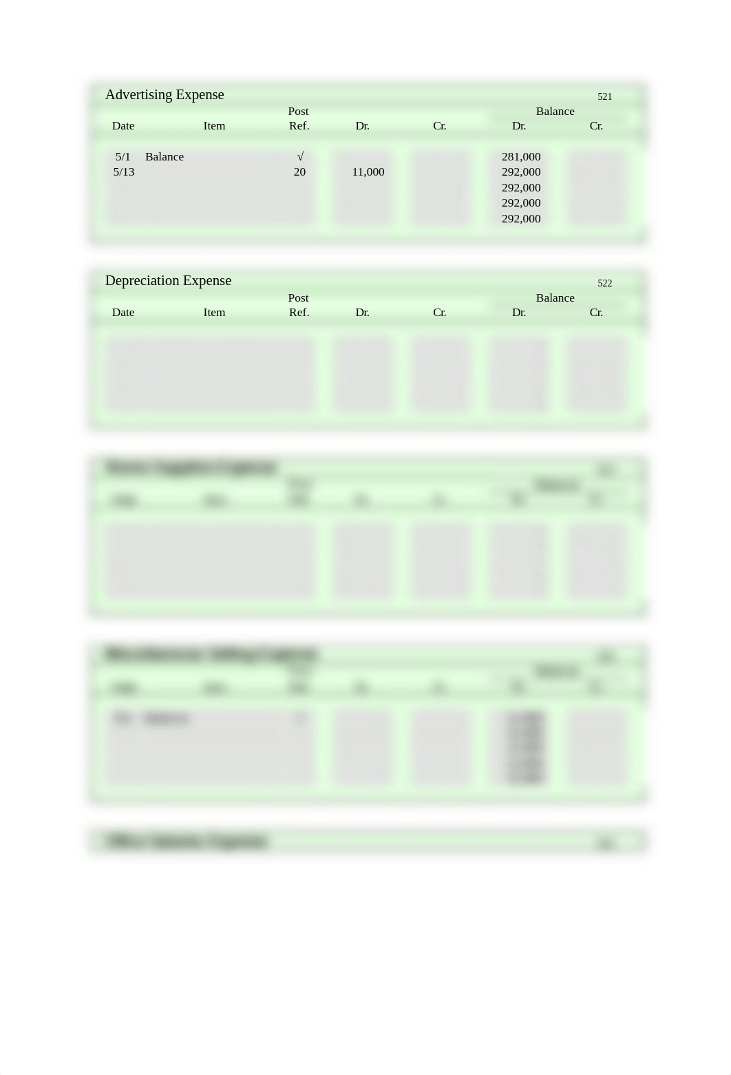 Continuing Problem General Ledger- Practice Assessment-1 (3) Mattson.xlsx_dwoa4azterf_page3