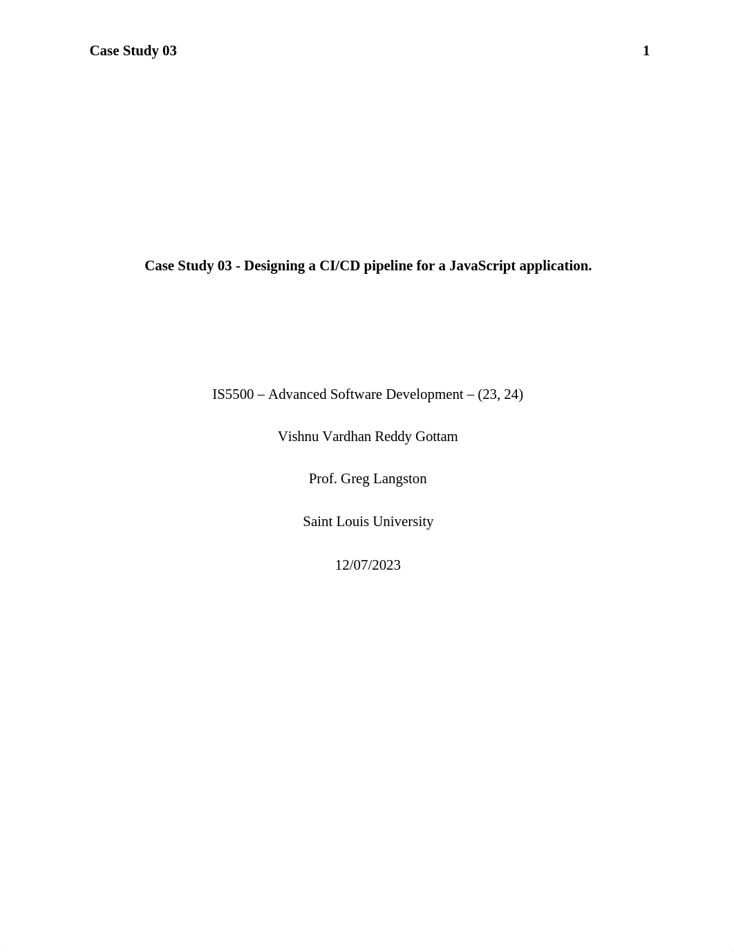 Case Study 03 - Designing a CI-CD pipeline for a JavaScript application.docx_dwokx0o085n_page1