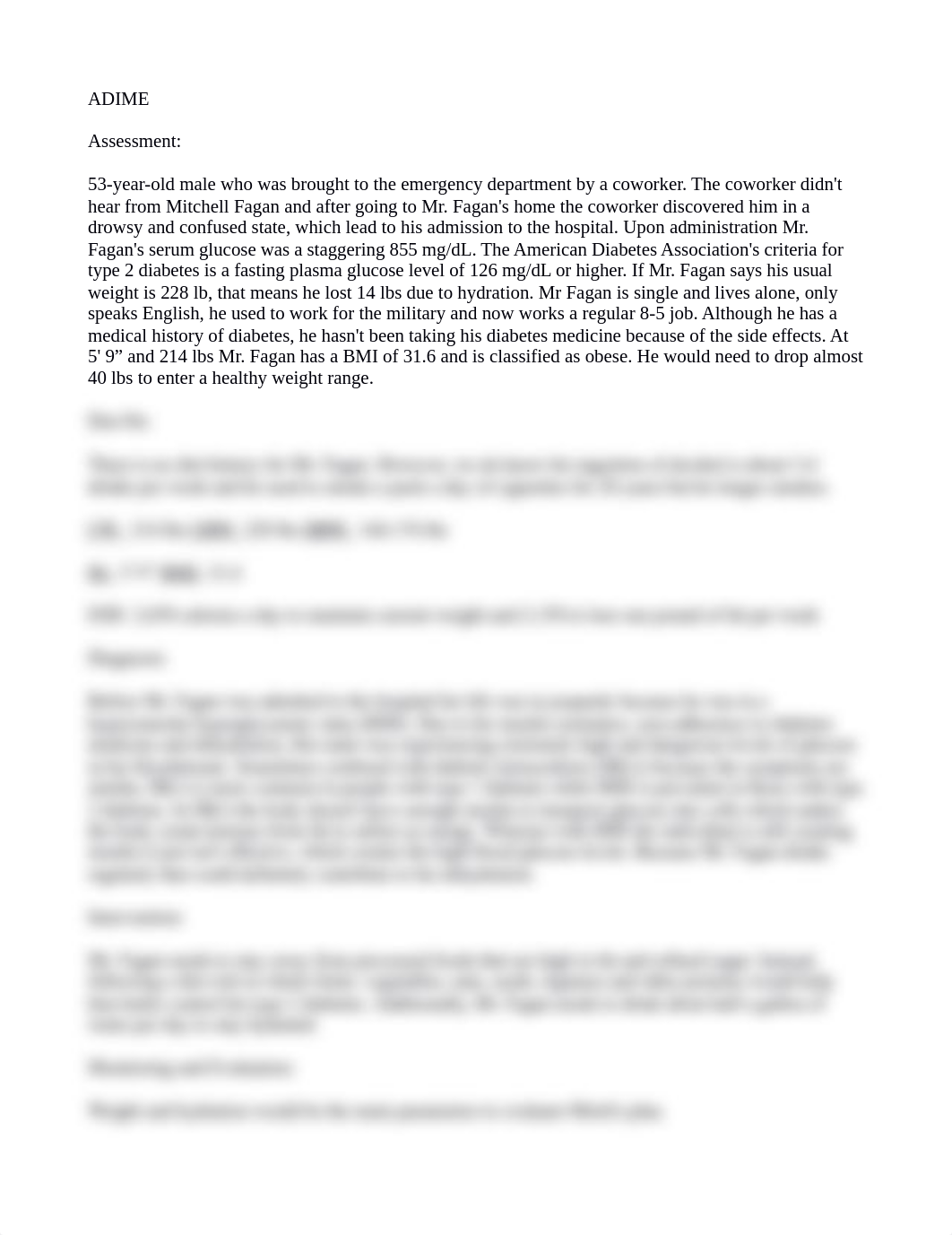 Ranzi - Week 10 Assignment - Nutrition Assessment of DMT2 Client.docx_dwp0rotp7a3_page1