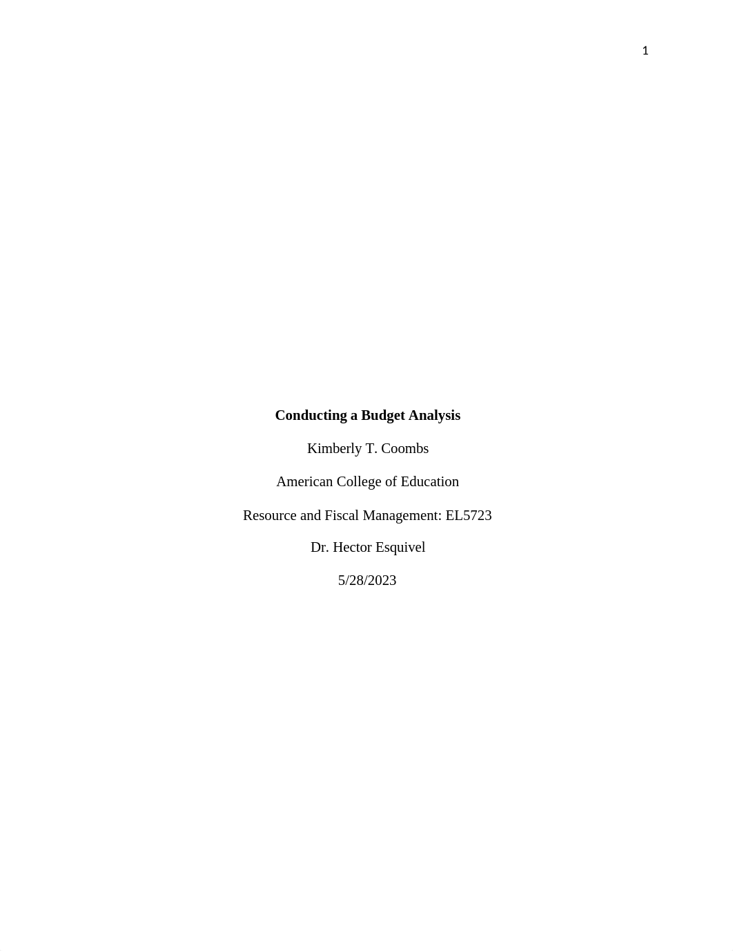 EL5723-WEEK 1 ANALYSIS-Conducting a Budget Analysis.docx_dwp6fc3p49a_page1