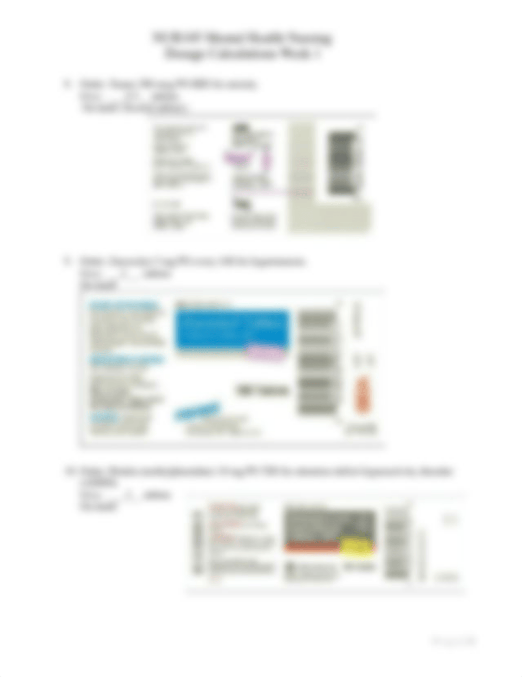 Week 1 - Dosage Calculation ; Mental Health .docx_dwp6x471je8_page2