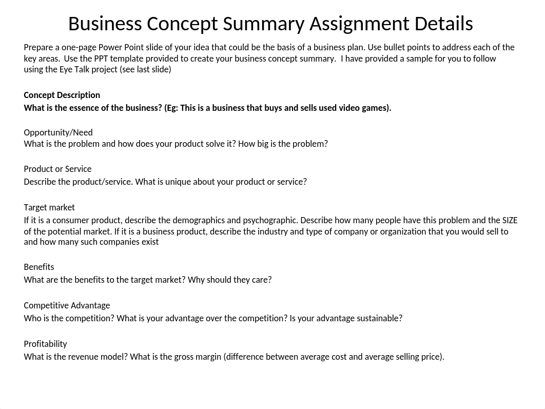 business_concept_summary_assignment_and_template_ppt_1_dwp85ujxggu_page1