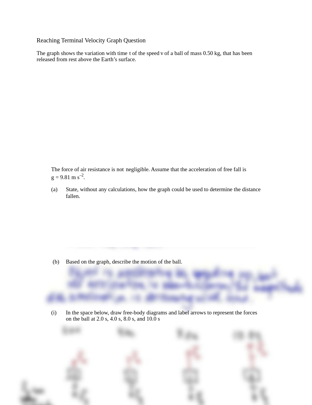 4 Solution Reaching Terminal Velocity Graph Question.pdf_dwq5431ytsw_page1