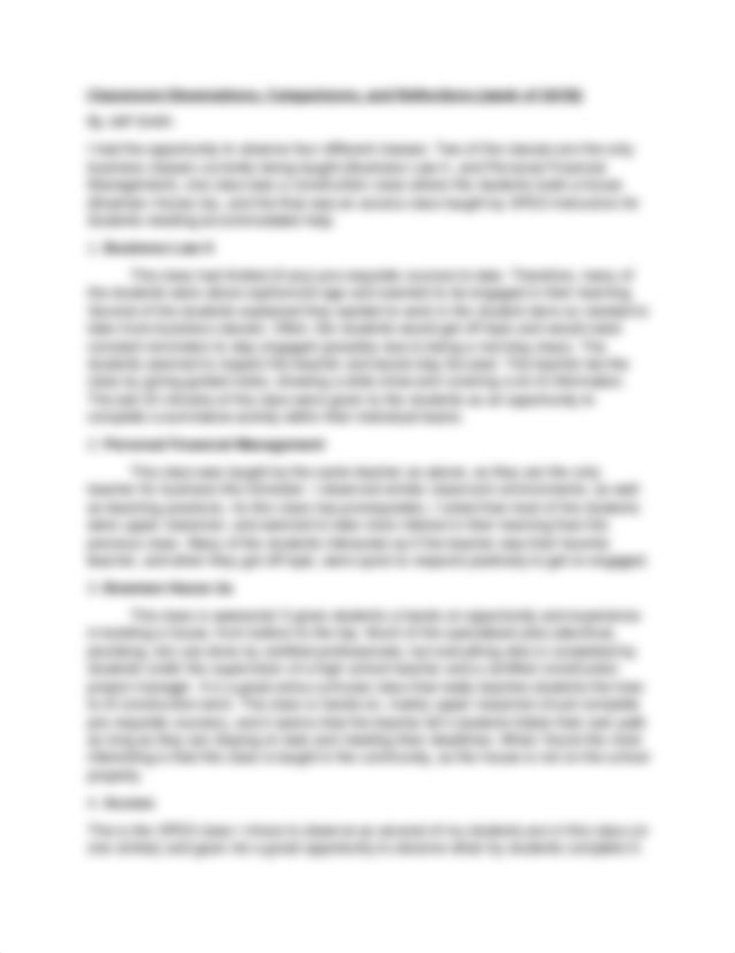 Classroom Observations, Comparisons, and REflections - Jeff Smith.docx_dwqik5w7ki0_page1