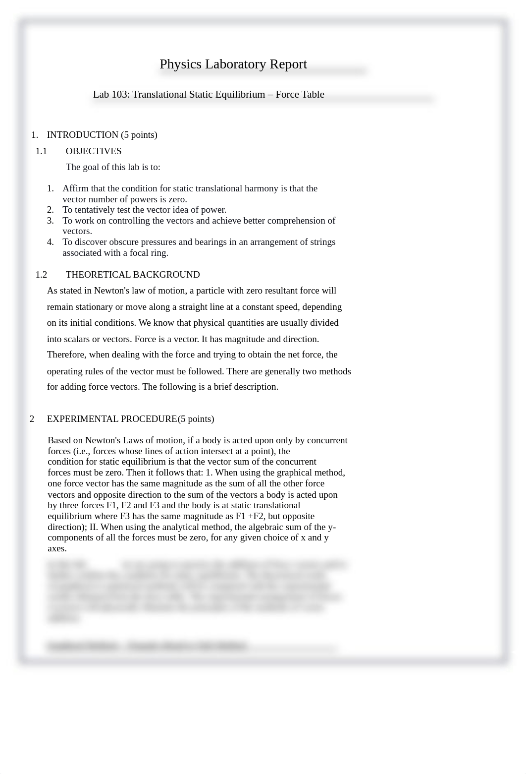 Lab 103 Translational Static Equilibrium - Force Table.docx_dwqridps98e_page1