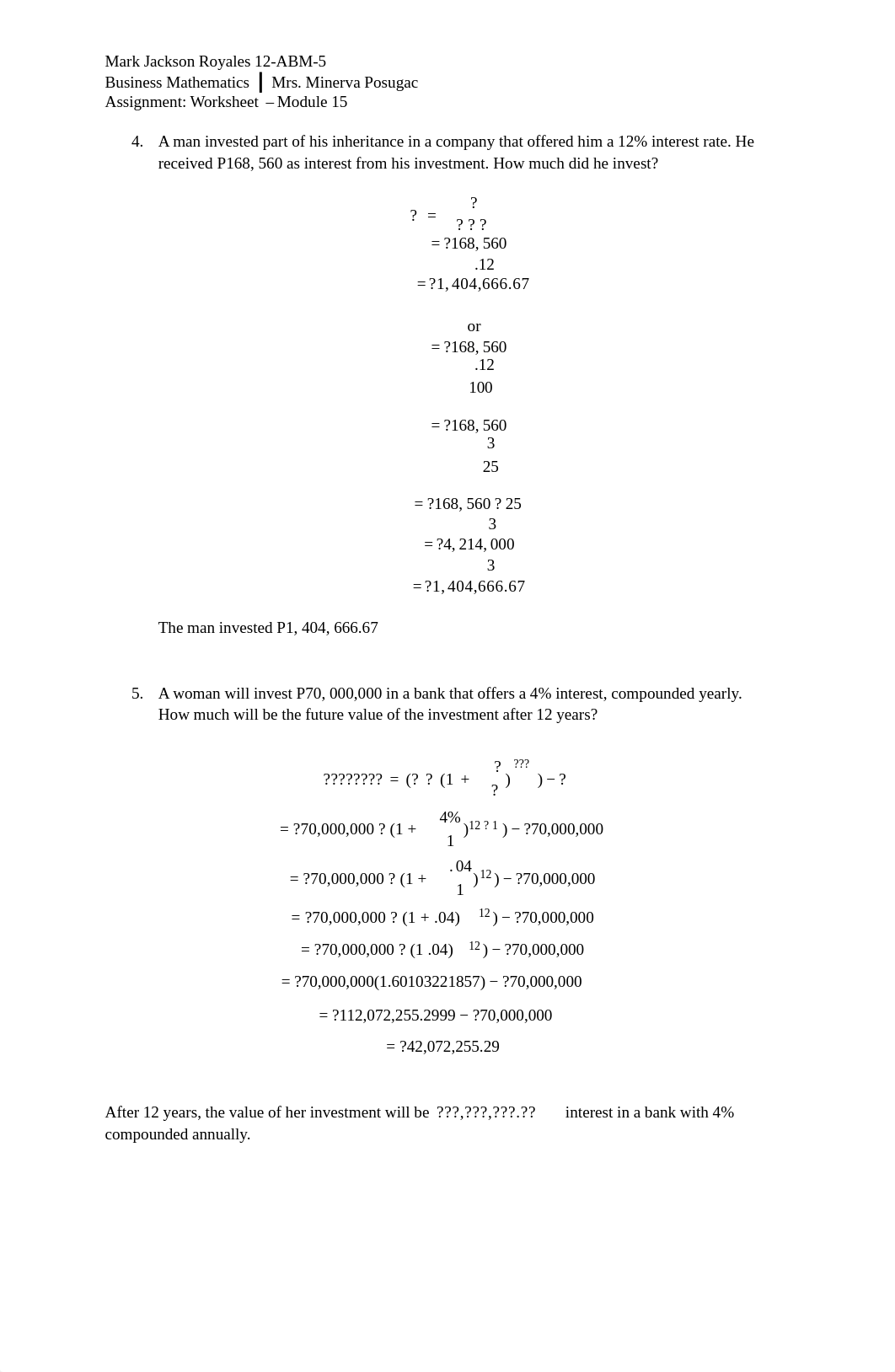 Assignment Worksheet - Business Mathematics Module 15.pdf_dwr6t867md4_page2