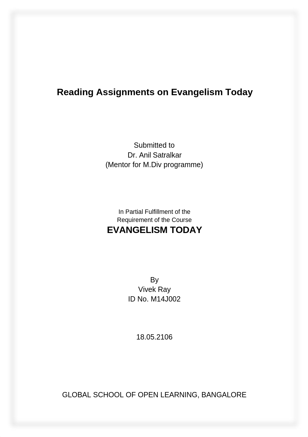 Reading Assignment_ Evangelism Today.docx_dwrfd83r95f_page1