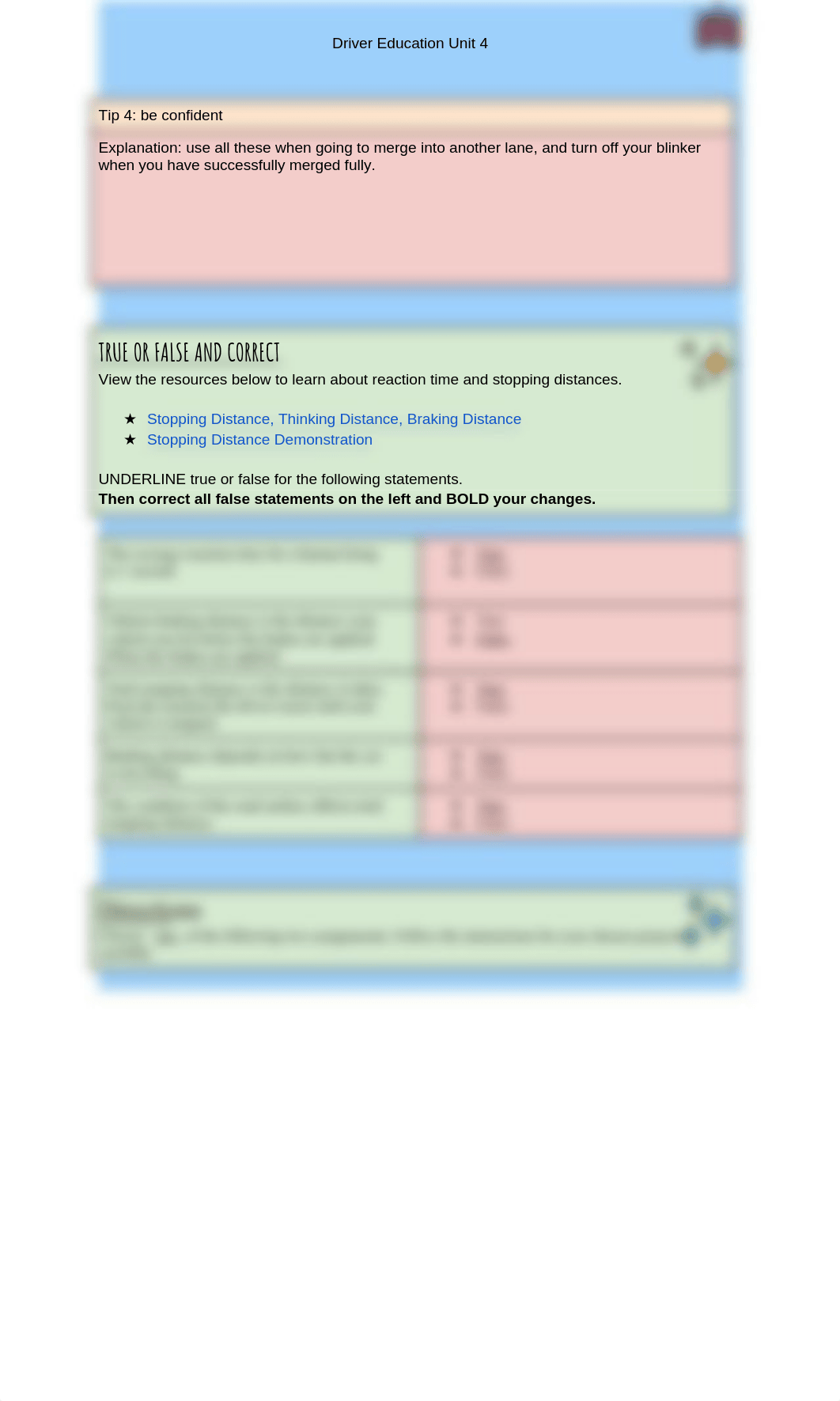 Driver Education Unit 4 Lesson 18 and 19 .docx_dwrq91rc115_page2