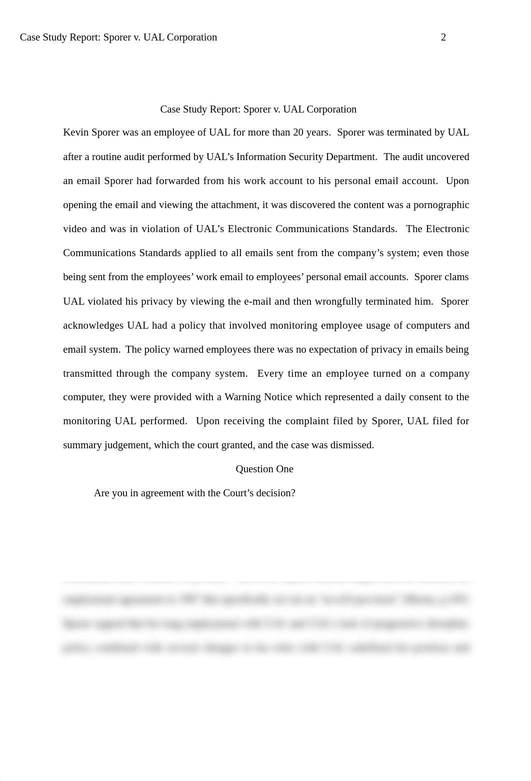 Week 2 Case Study Sporer v. UAL Corporation.doc_dwrvzs4zkws_page2