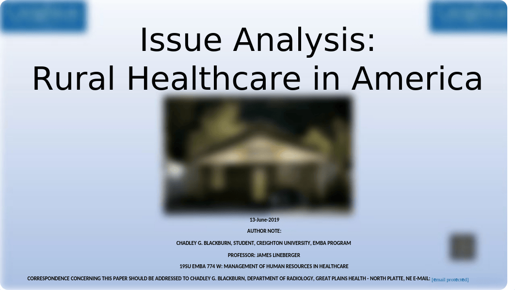 Issue Analysis - Rural Healthcare in America.pptx_dws5zvn0av2_page1