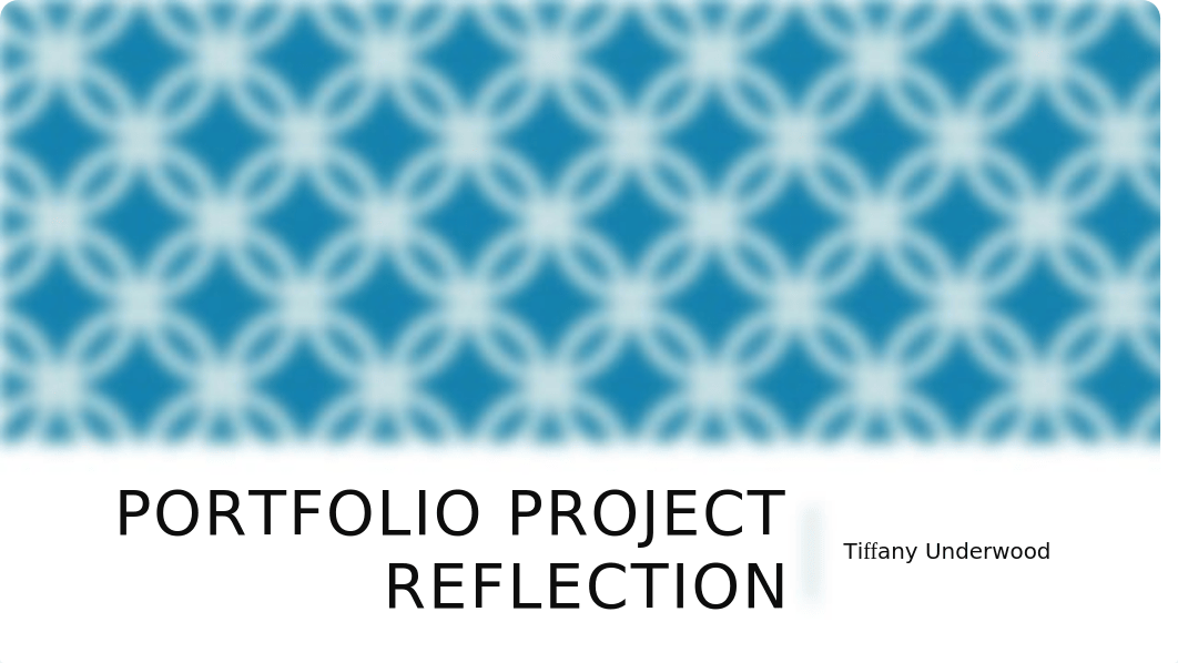 Portfolio Project Reflection- HURS107_dwsacjcwhvx_page1