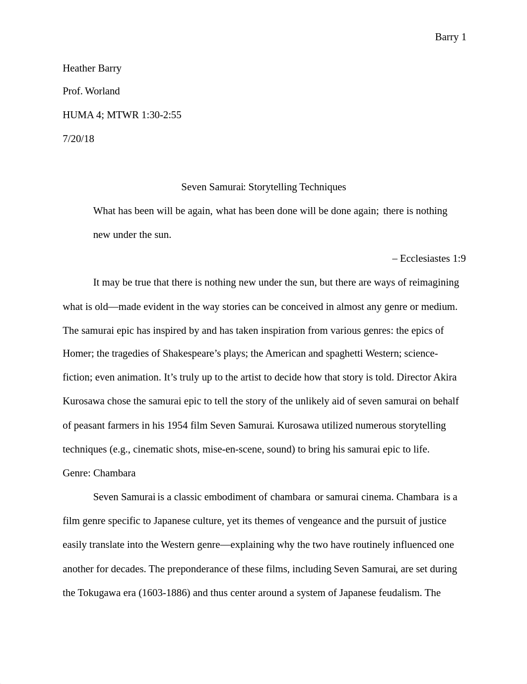 Seven Samurai Final Essay (Heather Barry) (1) - Copy.docx_dwsfrrppt2z_page1