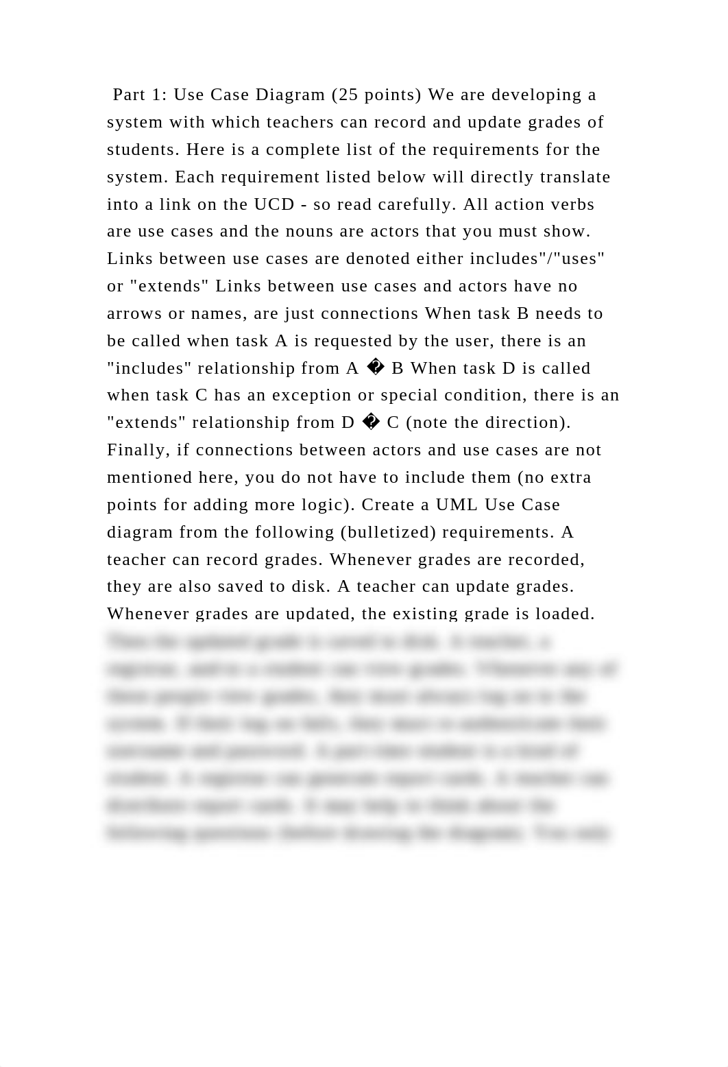 Part 1 Use Case Diagram (25 points) We are developing a system with .docx_dwsvhtchh6o_page2