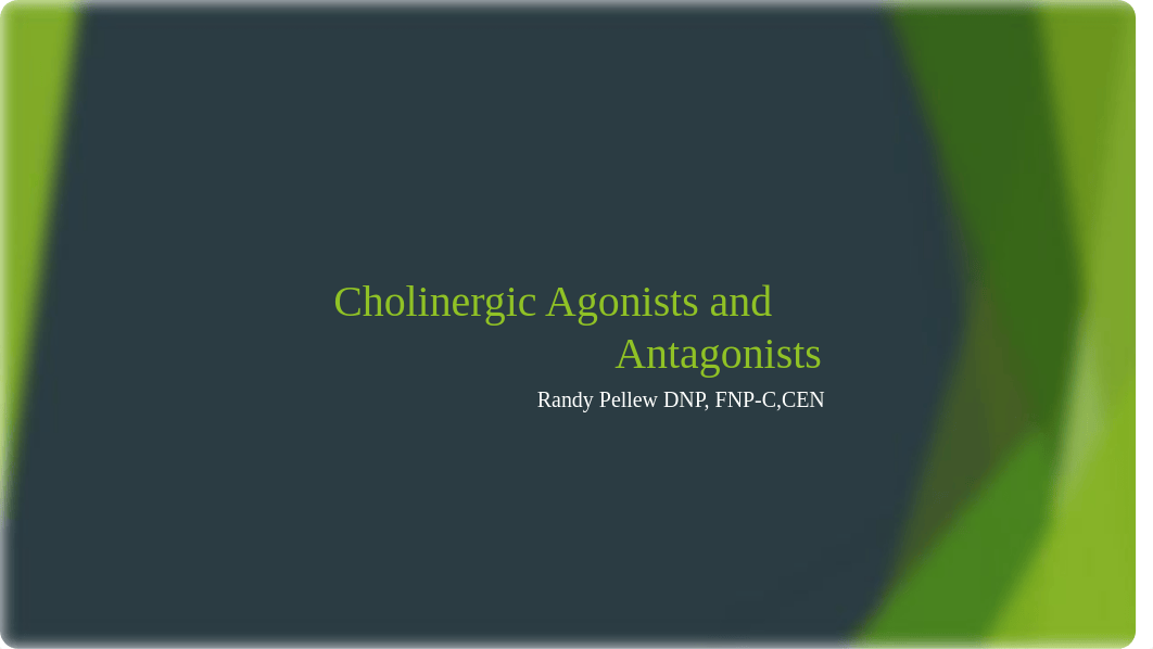 Cholinergic Agonists and Antagonists.pptx_dwswg3pfks6_page1