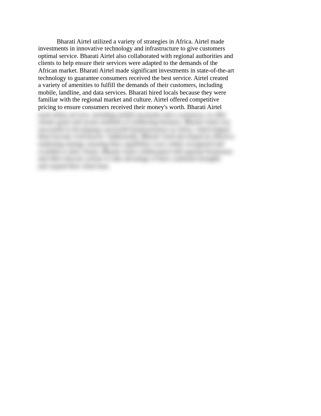 Identify strategies that Bharati Airtel used to be successful in Africa.docx_dwt9xfqutmd_page1