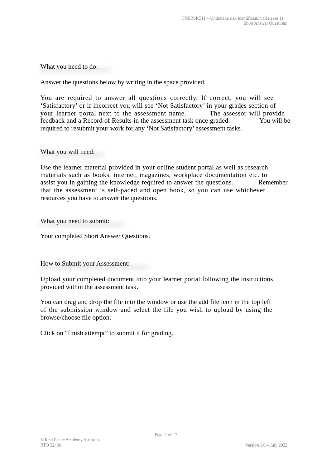 FNSRSK511 - Short Answer Questions v1.0.docx_dwtapebjfjl_page2