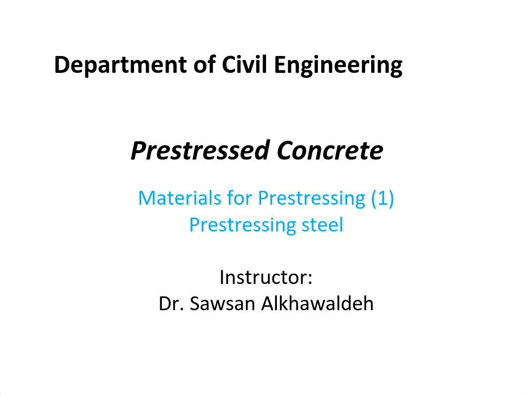 (2) Materials for Prestressing (1) Prestressing Steel .pdf_dwtdzrzt5s9_page1