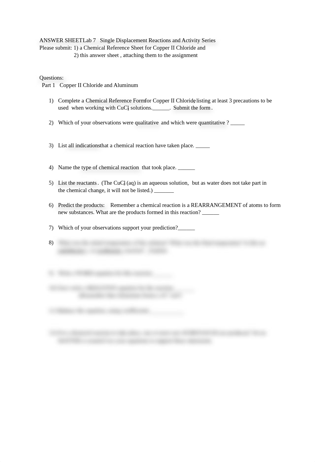 ANSWER SHEET 2020    Lab 7    Single Displacement Reactions and Activity Series.docx_dwtfbaii2z9_page1