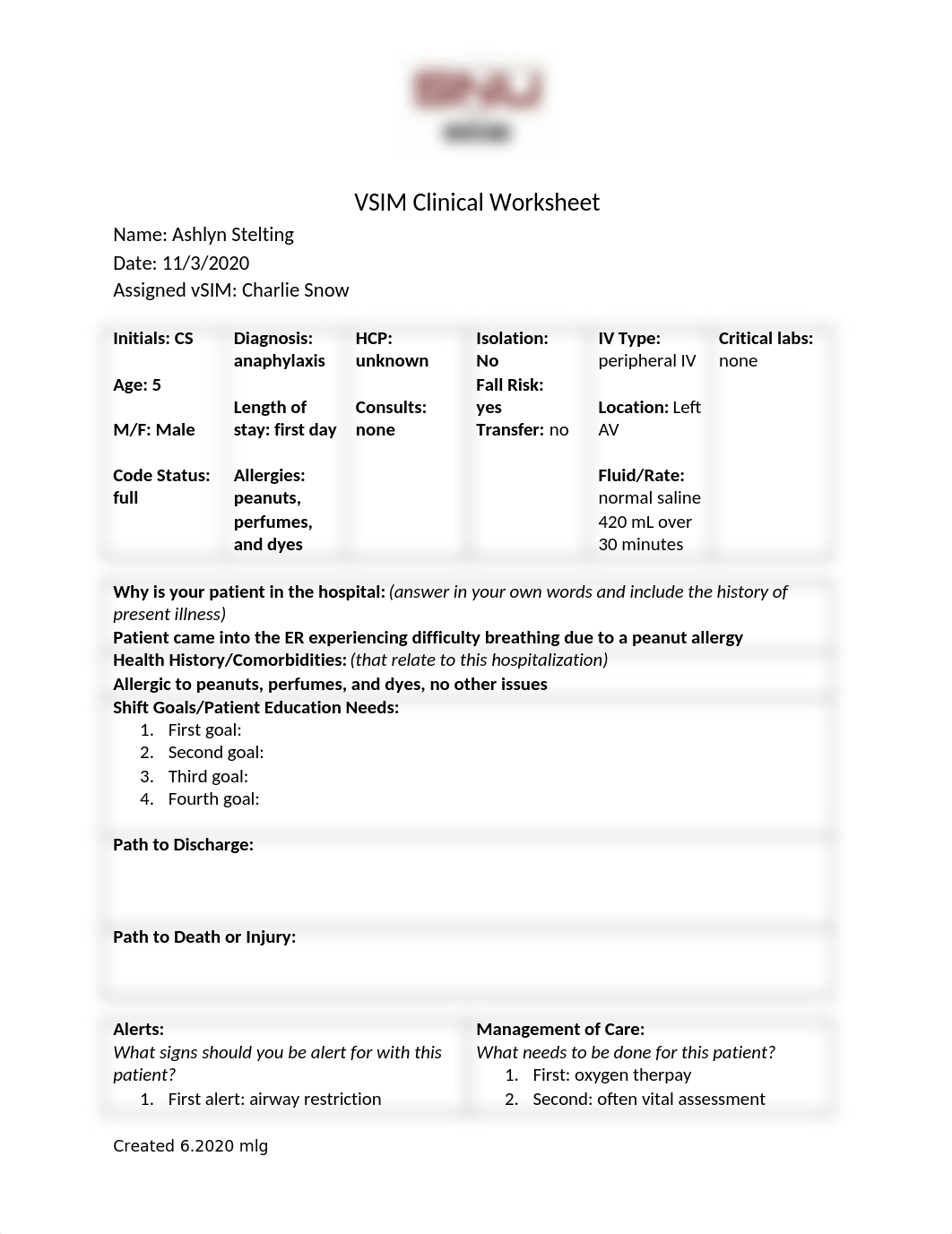 vSim Clinical Worksheet CS.docx_dwtjk6u0j7v_page1