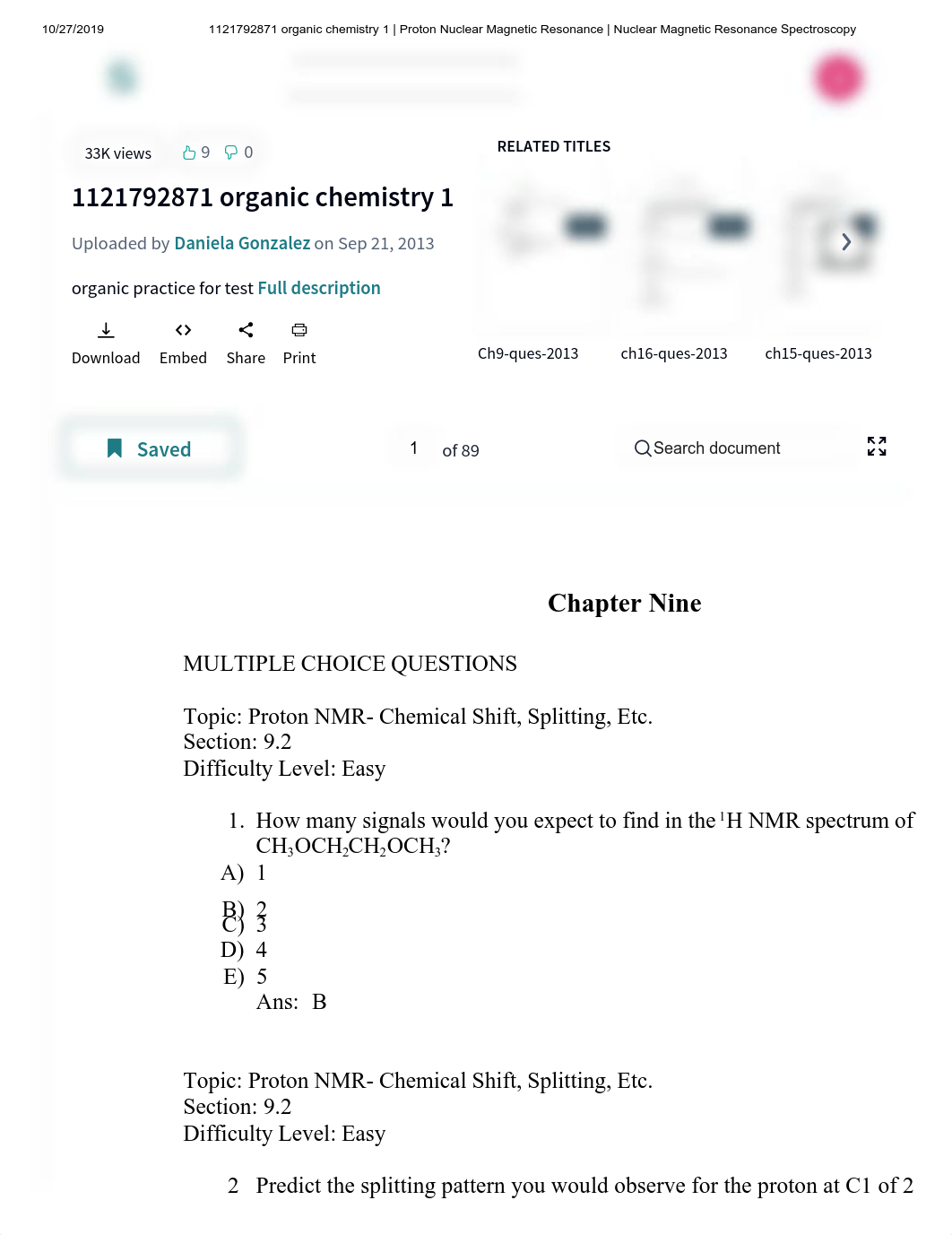 1121792871 organic chemistry 1 _ Proton Nuclear Magnetic Resonance _ Nuclear Magnetic Resonance Spec_dwtm49n6xv0_page1