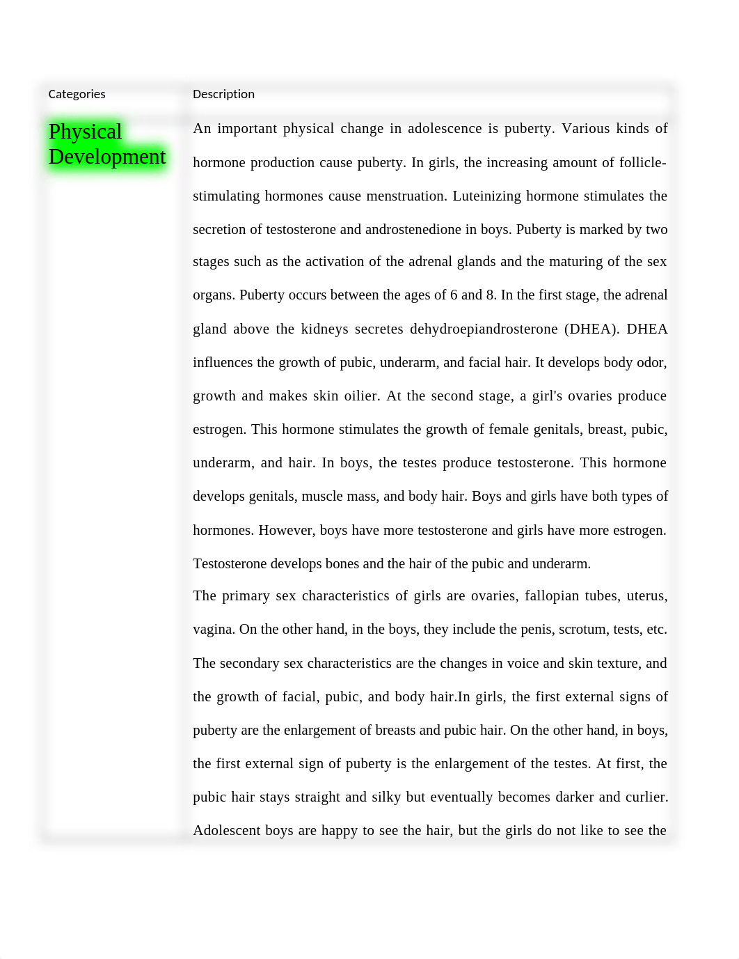 Mehraj Ahamed.Adolescence (11 - 20 years old) Development Chart.docx_dwtnvkwn7q2_page1