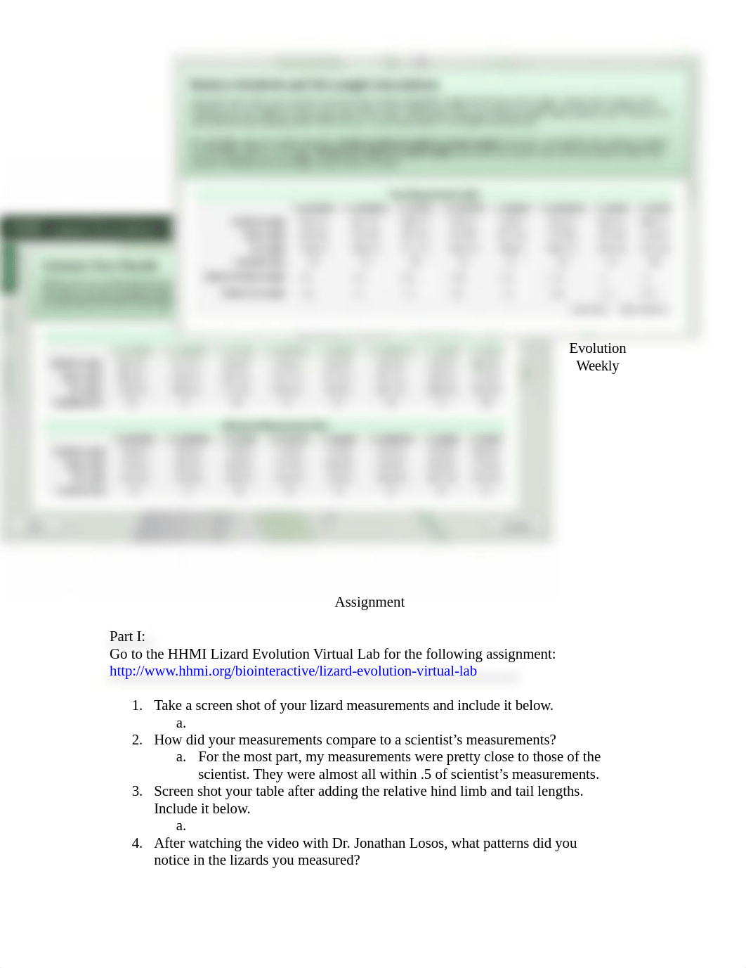 Evolution Weekly Assignment_dwtykezo12t_page1