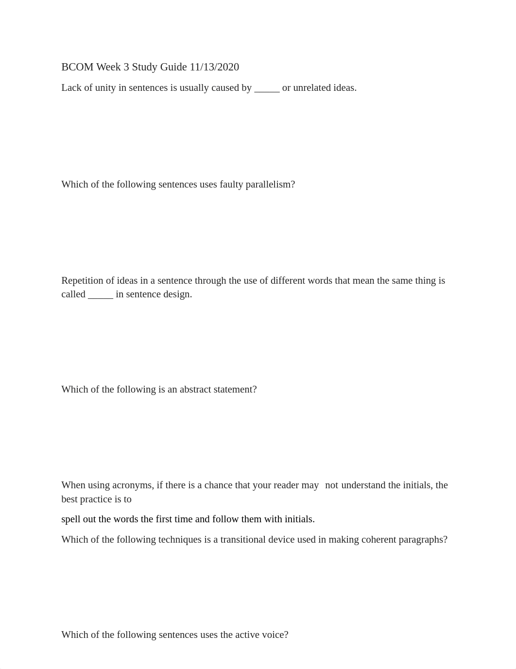 Week 3 Study Guide BCOM 11132020.docx_dwub5zkjf3d_page1