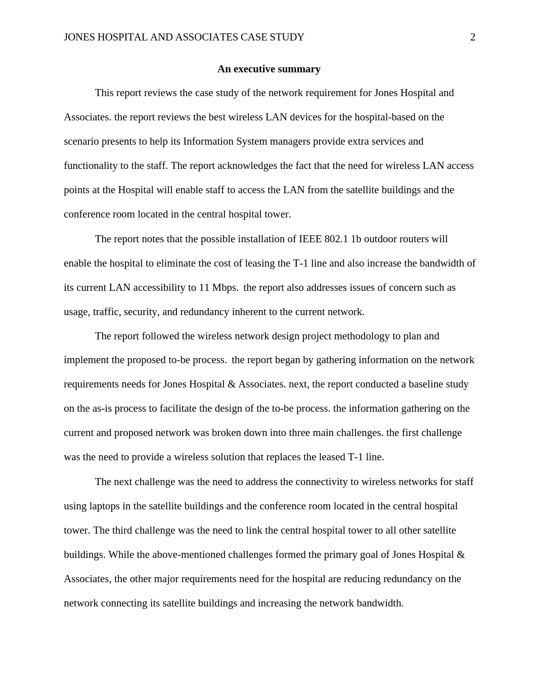 Assessment 3 Major Assignment Jones Hospital & Associates Case Study.doc_dwutx4bidyc_page2