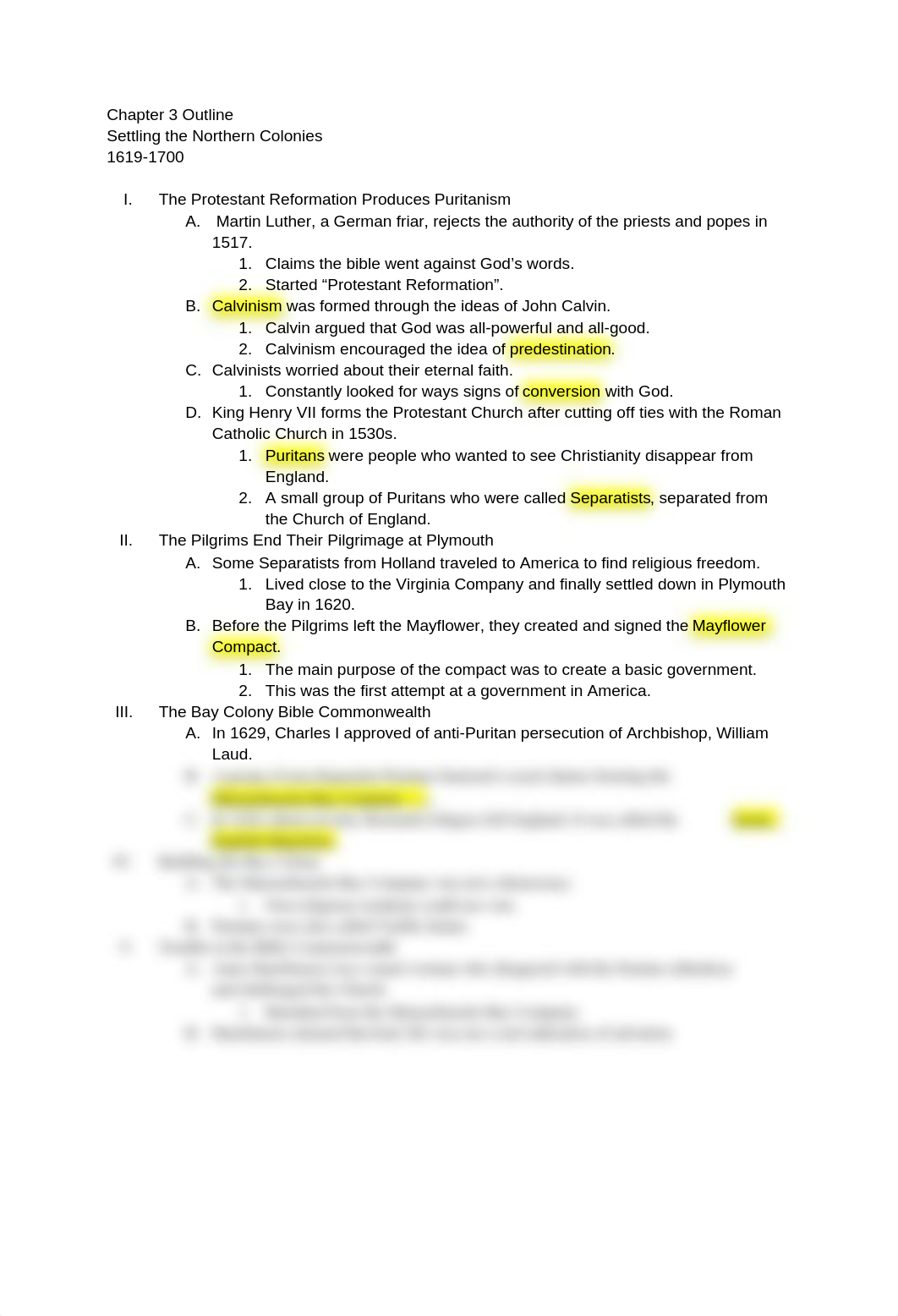 APUSH: Chapter 3: Settling the Northern Colonies_dwuyibhnolp_page1