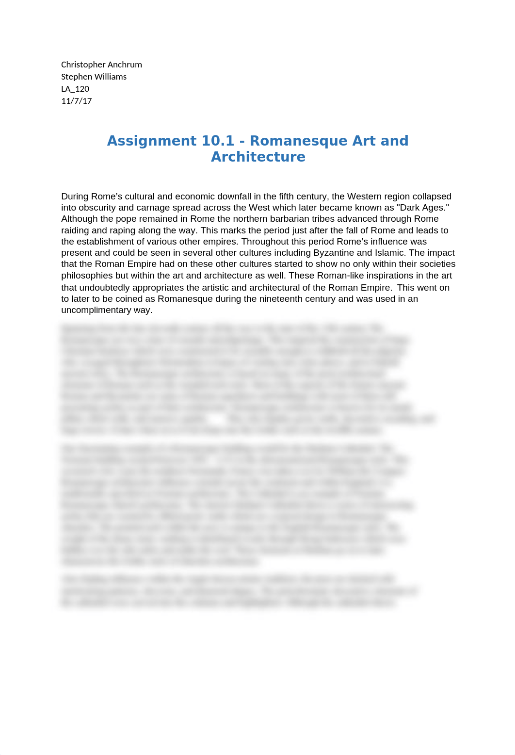 Assignment 10.1 - Romanesque Art and Architecture.docx_dwuyo5tg147_page1