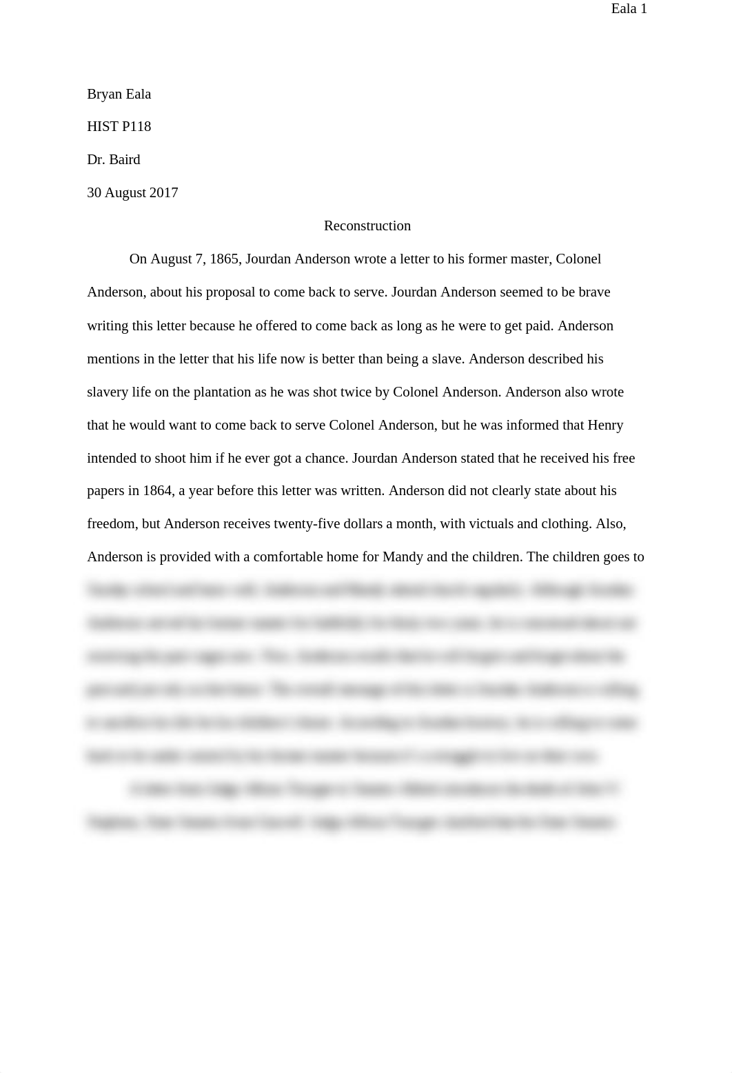 HIST P118 - Reconstruction Essay.docx_dwvcufnp1ax_page1