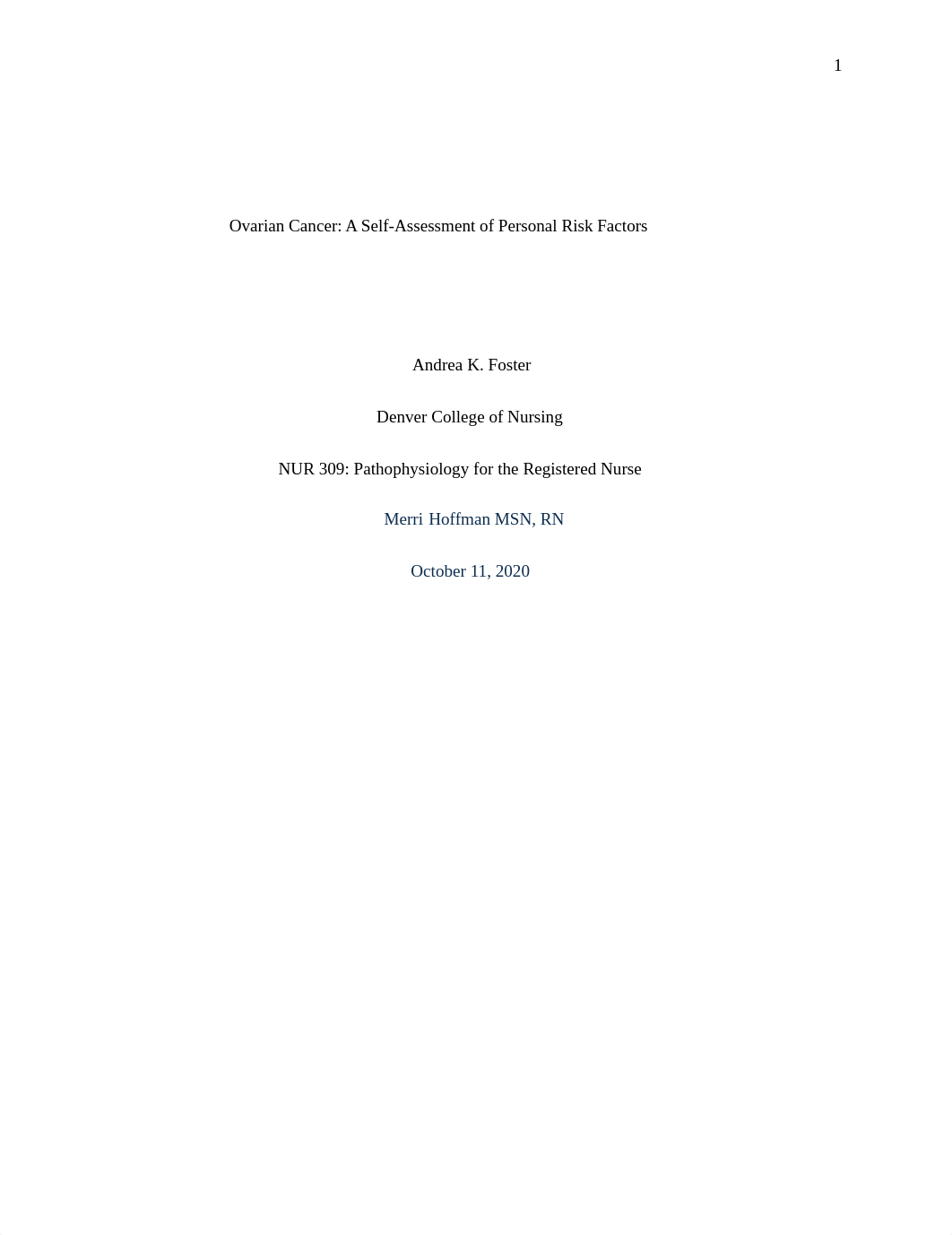 NUR309 Ovarian Cancer Risk Factor Self-Assessment.docx_dwvjwbt9dml_page1