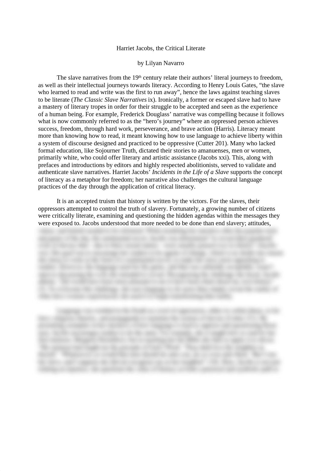 Harriet Jacobs short analysis.docx_dwvo5850oik_page1