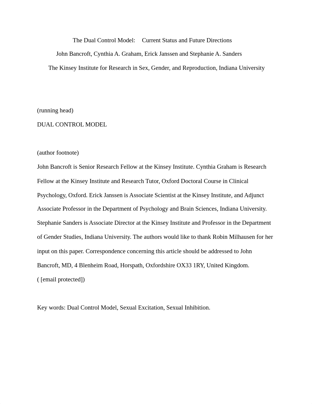 The Dual Control Model: Current Status and Future Directions
John Banc_dww6r9woc60_page1